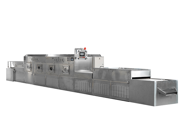 Microwave sterilization machine for bagged food