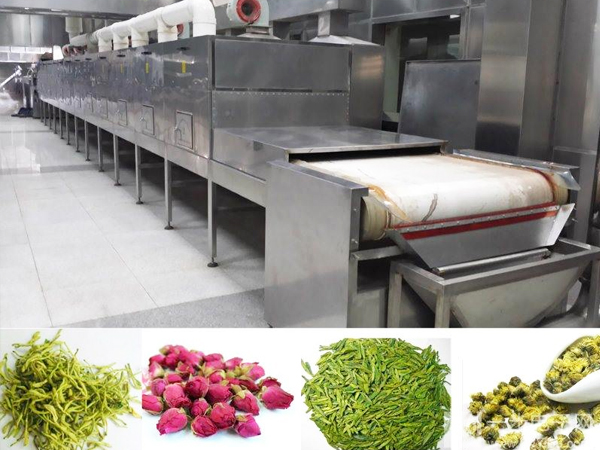 Tea Drying And Fixing Machine