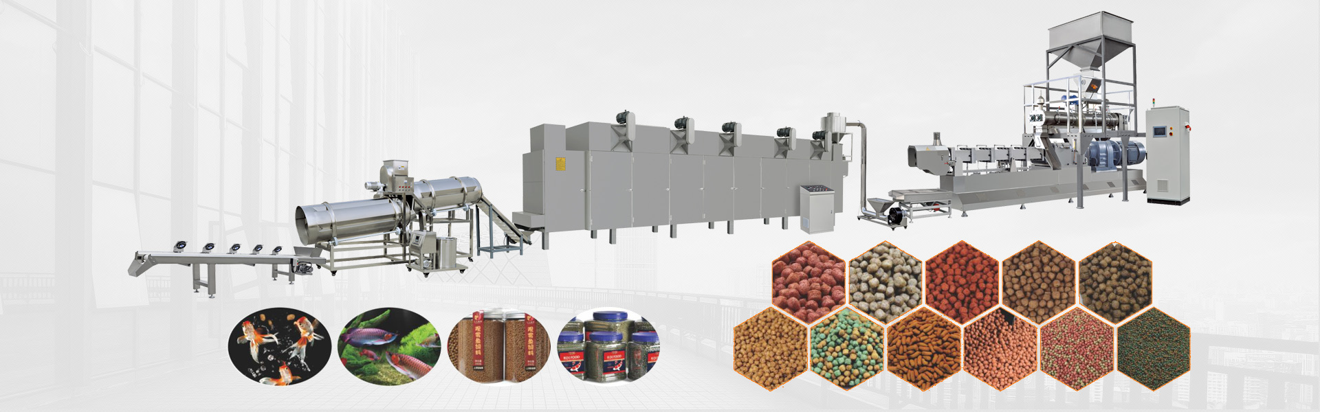 Fish feed production line